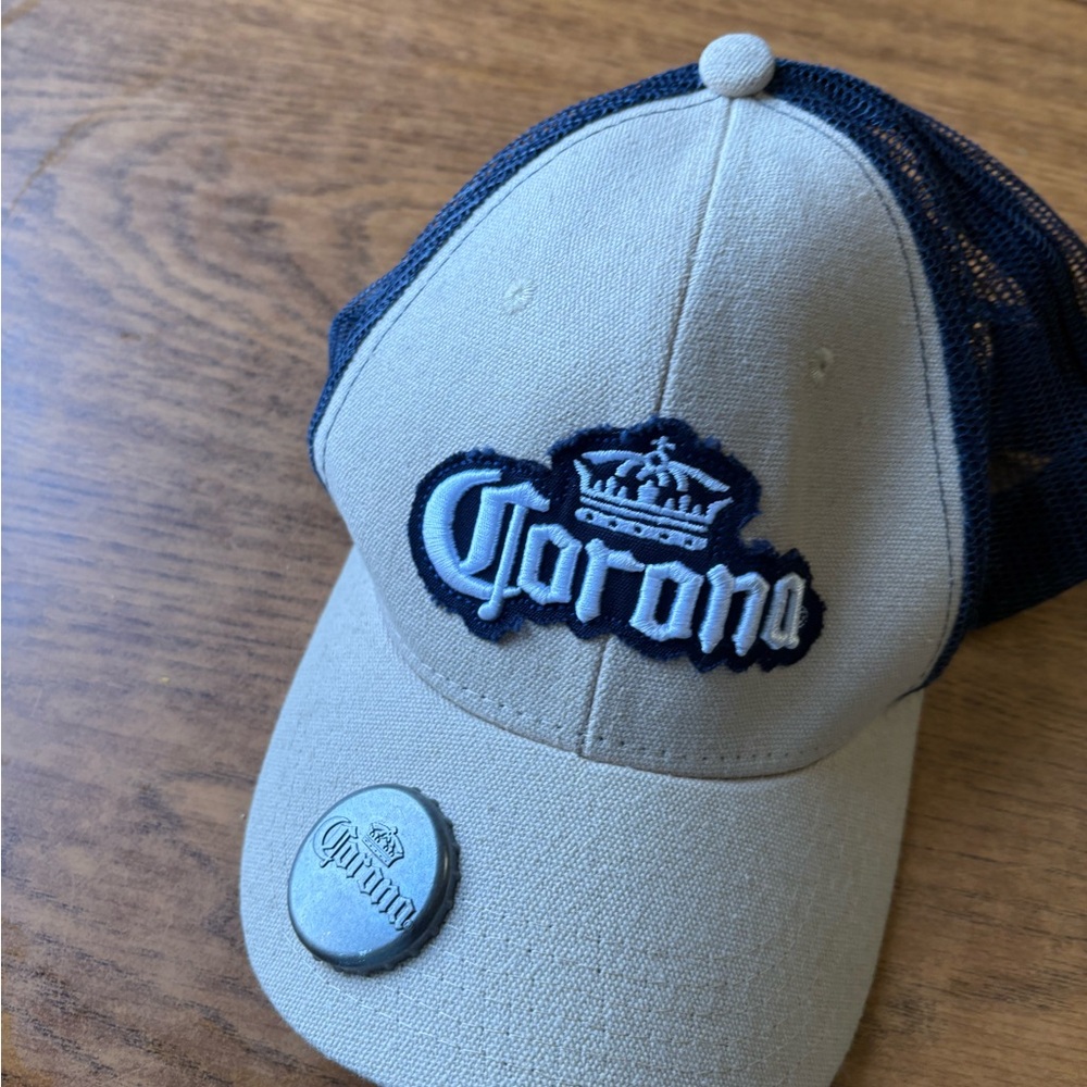 Corona Beige and Navy Cap